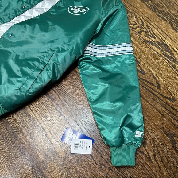 NWT Men's Jets Starter Jacket New York Jets The Pick and Roll Full Snap Jacket - Picture 12 of 16